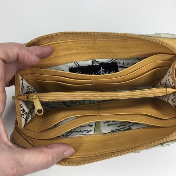 BARR + Barr New York Yellow Leather Wallet - Picture 8 of 8